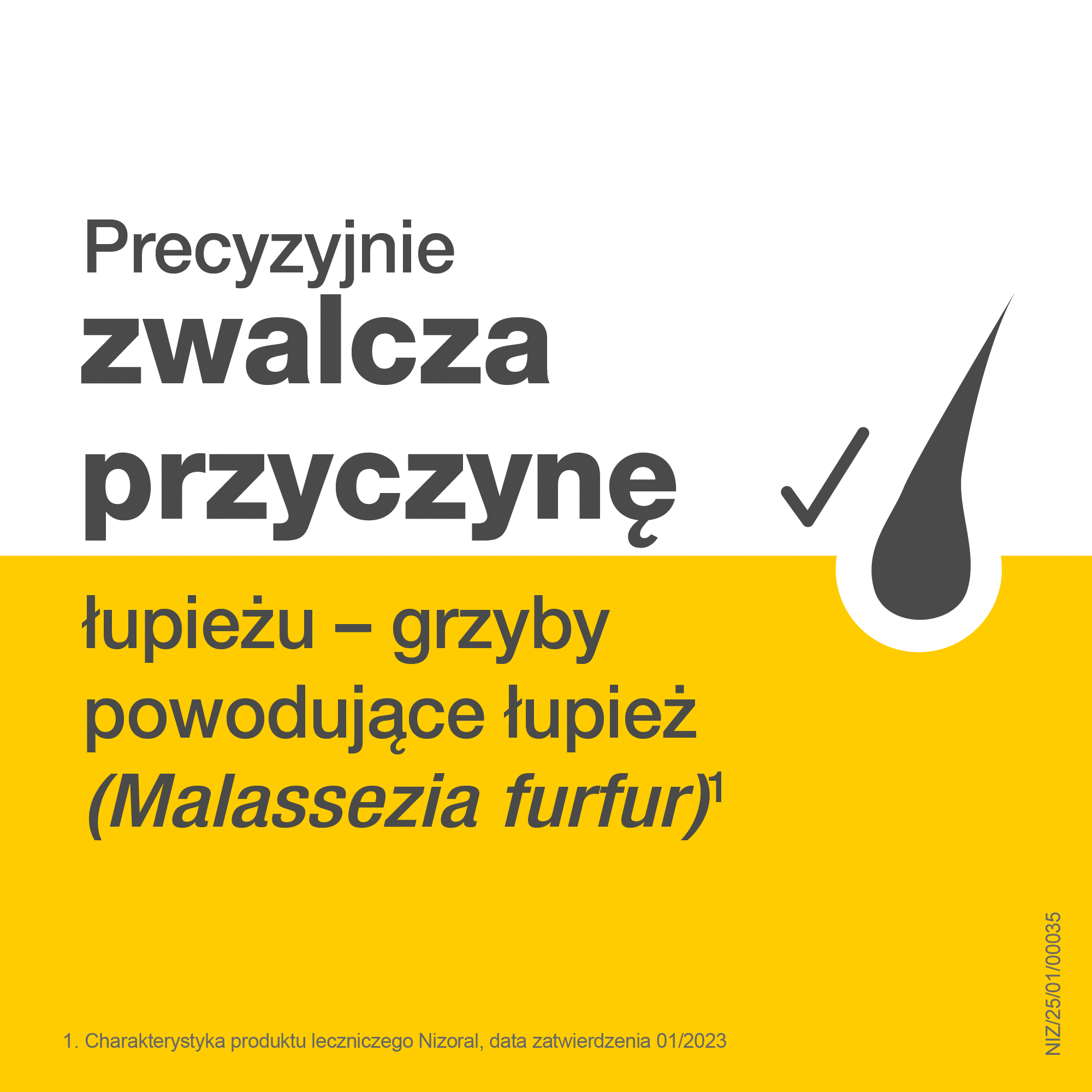 Nizoral, 20 mg/g, szampon leczniczy przeciwłupieżowy, 100 ml