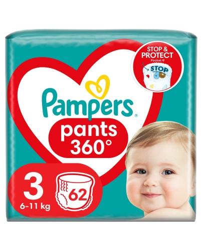 Pampers Pants Pieluchomajtki rozmiar 3, 6-11 kg, 62 szt. zdjęcie