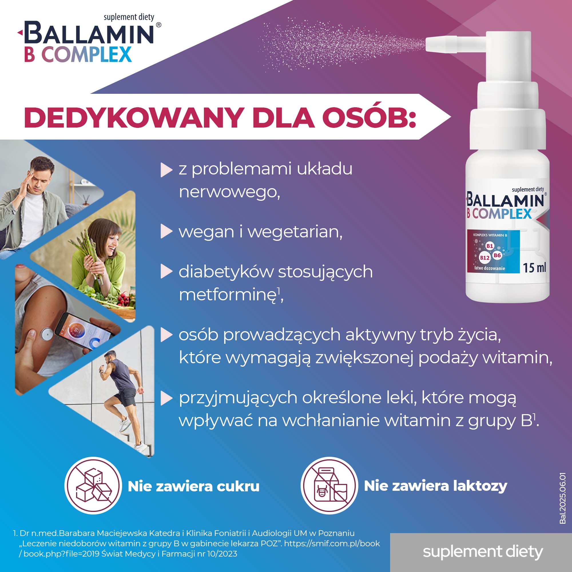 Ballamin B Complex aerozol doustny, 15 ml