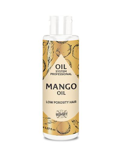 RONNEY Professional Oil System Olej MANGO, Włosy niskoporowate, 150 ml zdjęcie