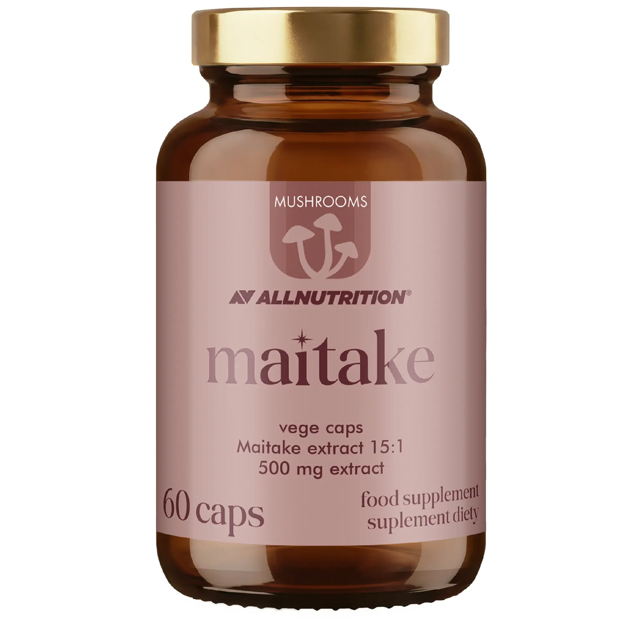 Allnutrition Mushrooms Maitake, kapsułki, 60 sztuk zdjęcie