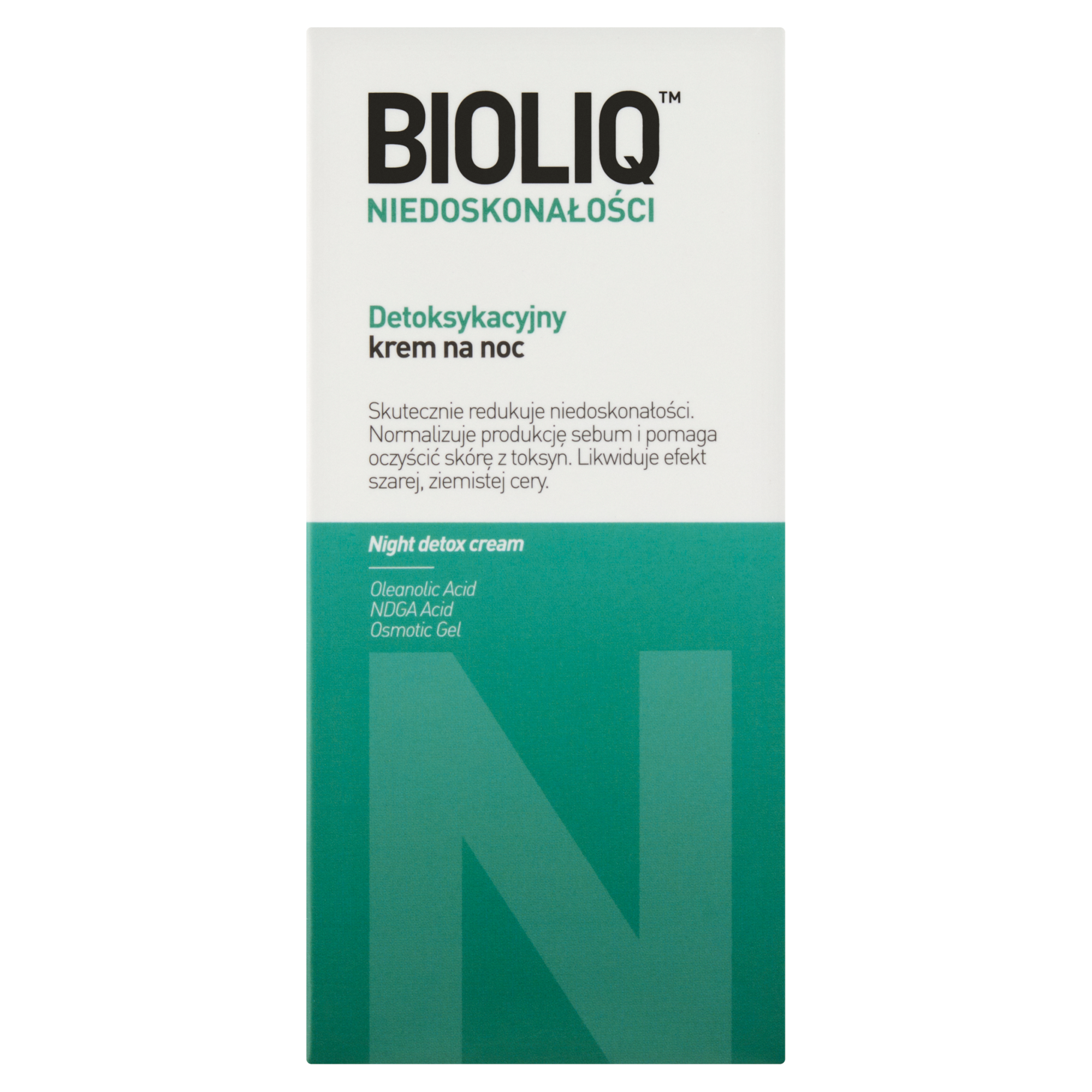 BIOLIQ SPECIALIST NIEDOSKONAŁOŚCI Krem detoksykacyjny na noc - 30 ml zdjęcie
