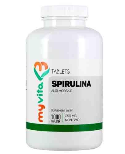 MYVITA Spirulina - 1000 tabl. zdjęcie