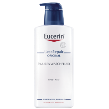 Eucerin UreaRepair Original Fluid do mycia z 5% Mocznikiem do skóry suchej i bardzo suchej, 400 ml, cena, opinie, właściwości