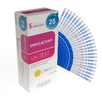 Test LH owulacyjny,  25 sztuk