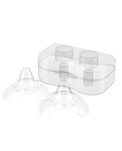 Babyono Natural Nursing silikonowe osłonki na piersi rozmiar S 2 sztuki [823] zdjęcie
