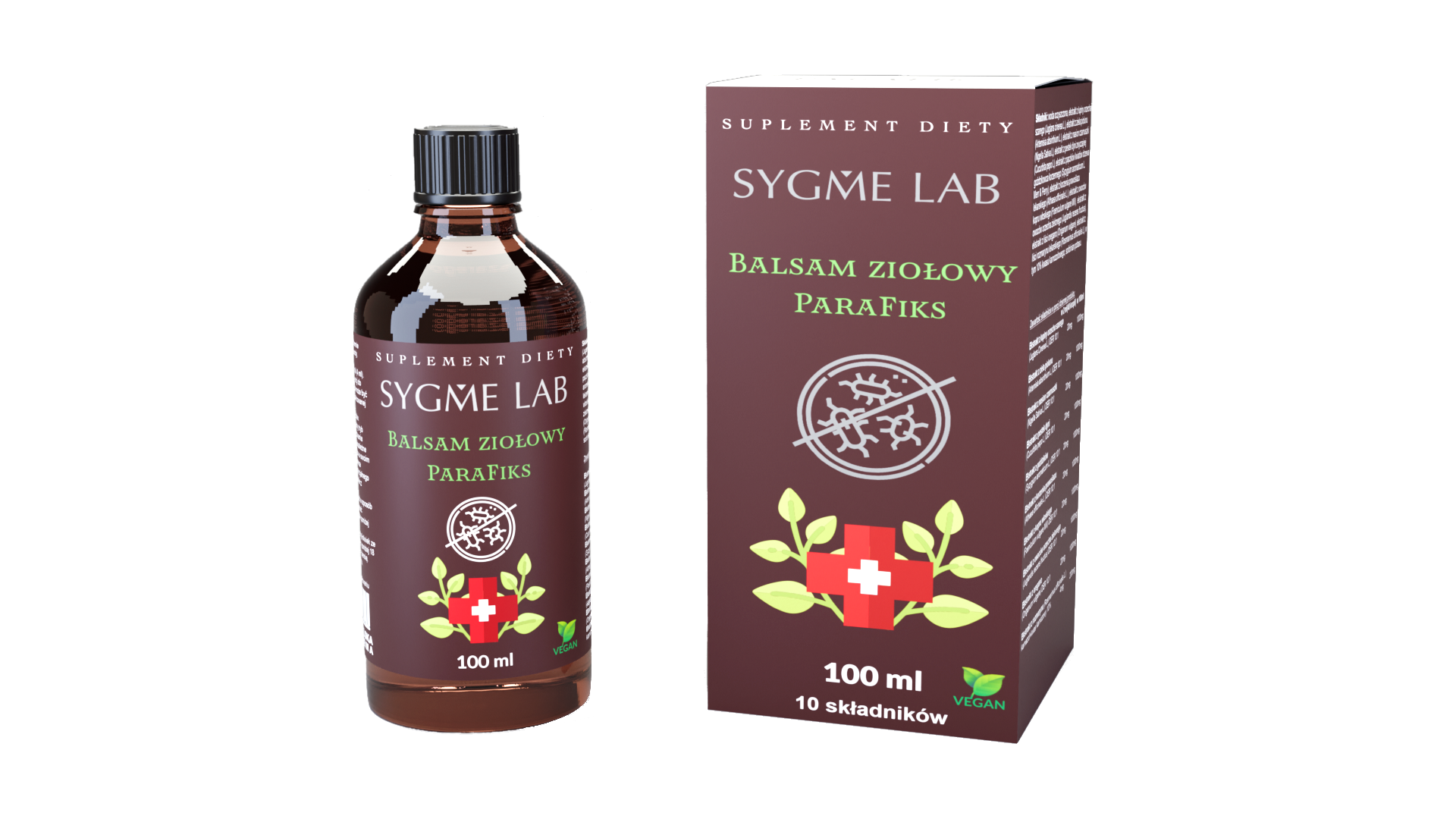 Sygme Lab, ParaFiks, balsam ziołowy, 100 ml zdjęcie