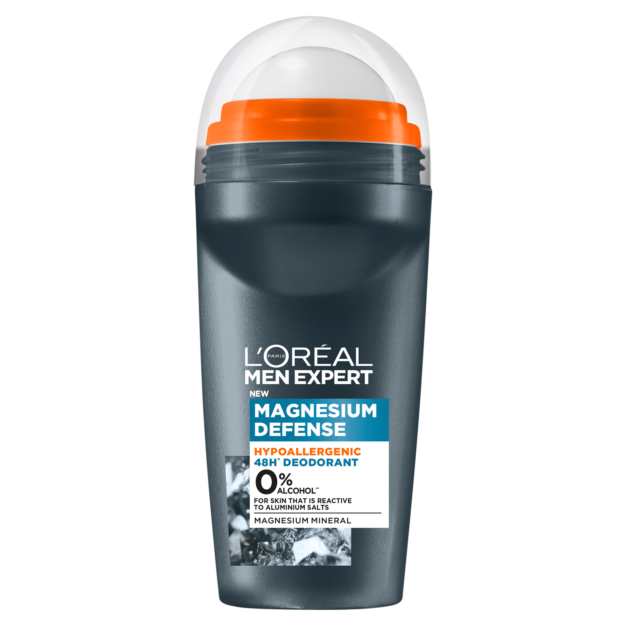 L'Oreal Men Expert Magnesium Defense Hipoalergiczny Dezodorant Roll-On, 50 ml zdjęcie