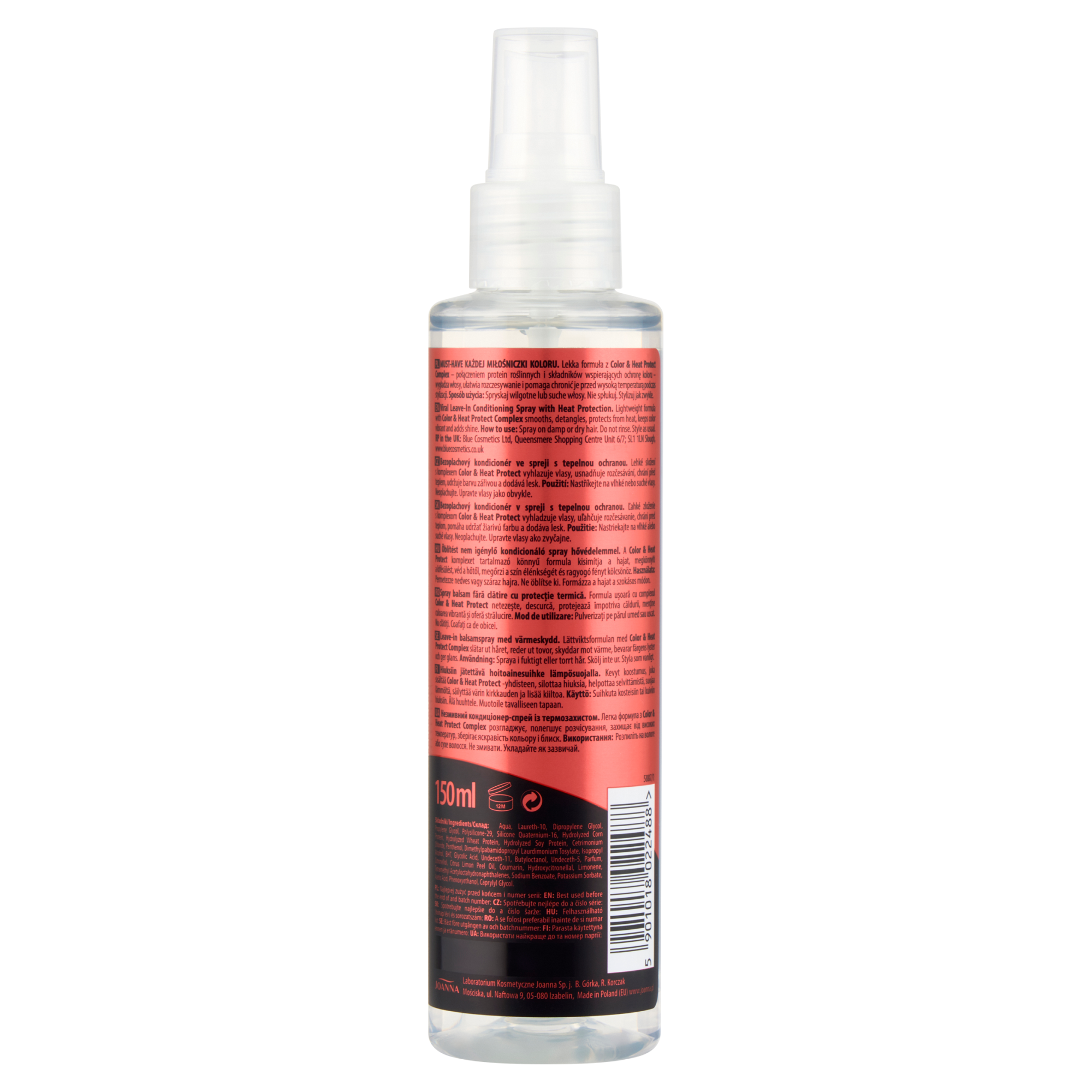 Joanna Color System Viralowa odżywka termoochronna do włosów, 150 ml