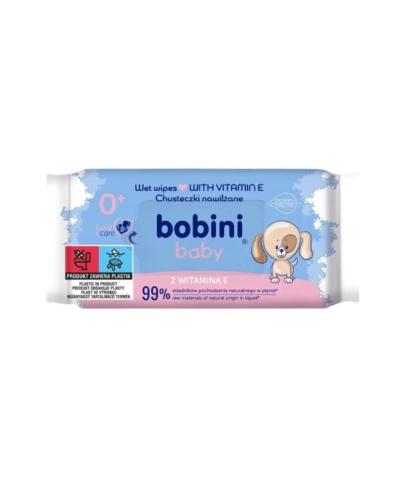 Bobini Baby Chusteczki nawilżane z witaminą E, 60 sztuk zdjęcie