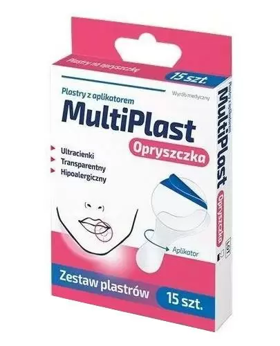 MultiPlast Opryszczka plastry z aplikatorem 15 sztuk zdjęcie