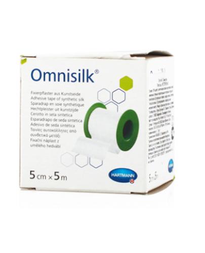 HARTMANN OMNISILK Przylepiec mocujący ze sztucznego jedwabiu 5 cm x 5 m,  1 sztuka zdjęcie