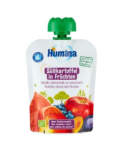 Humana Organic słodki ziemniak w owocach po 6 miesiącu 90 g zdjęcie