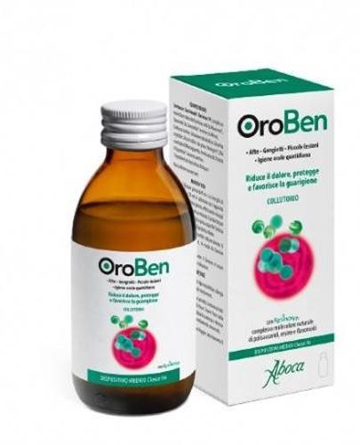 Aboca Oroben Płyn do płukania jamy ustnej - 150 ml - cena, opinie, właściwości zdjęcie