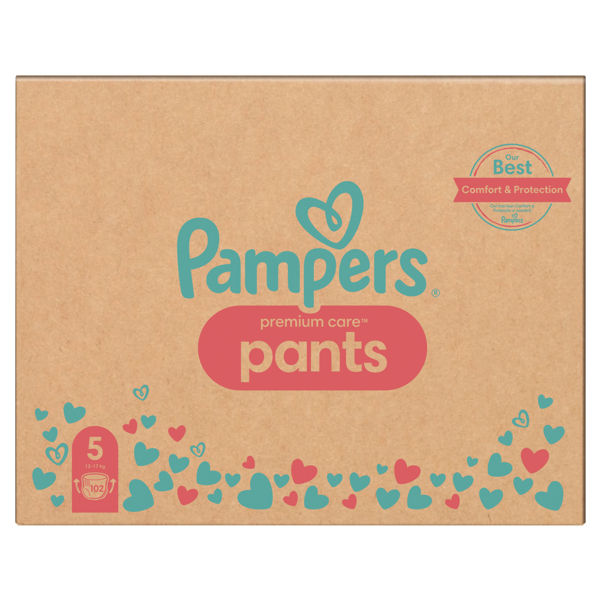Pampers Premium Care Pants Pieluchomajtki rozmiar 5 12-17 kg, 102 szt., cena, wskazania, stosowanie zdjęcie