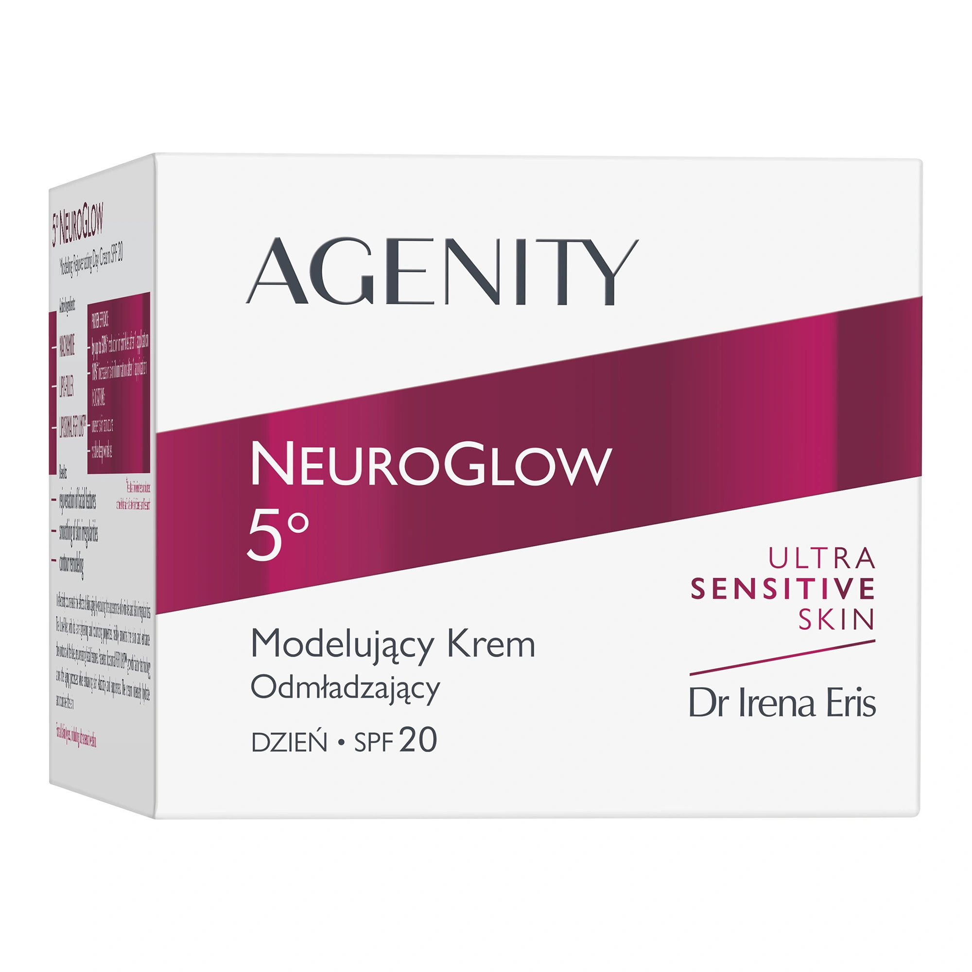 Agenity Neuroglow 5°, Krem modelujący odmładzający na dzień SPF 20, 50 ml zdjęcie