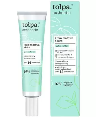 Tołpa Authentic krem matowa skóra 40 ml zdjęcie