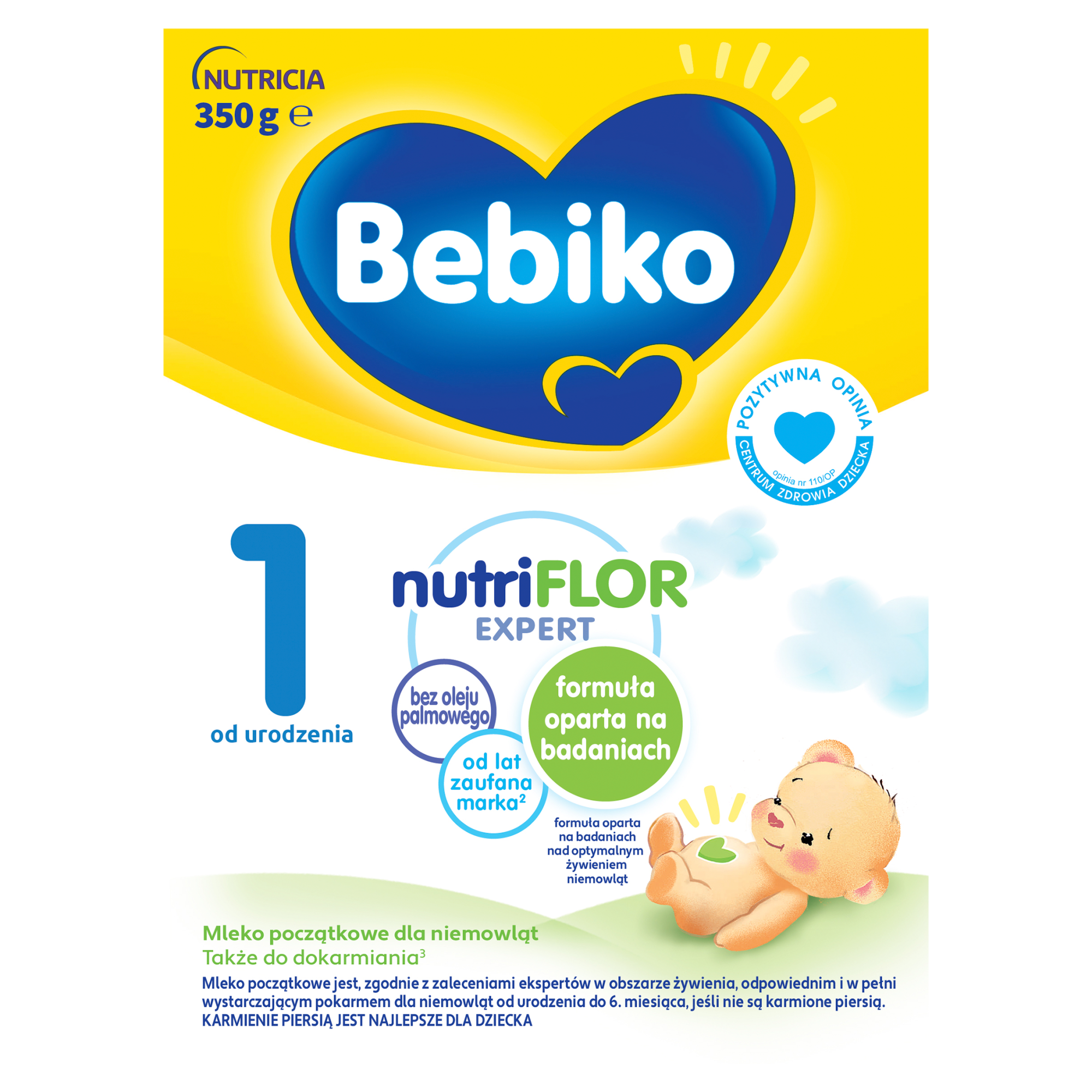 Bebiko 1 Nutriflor Expert mleko początkowe od urodzenia 350 g zdjęcie