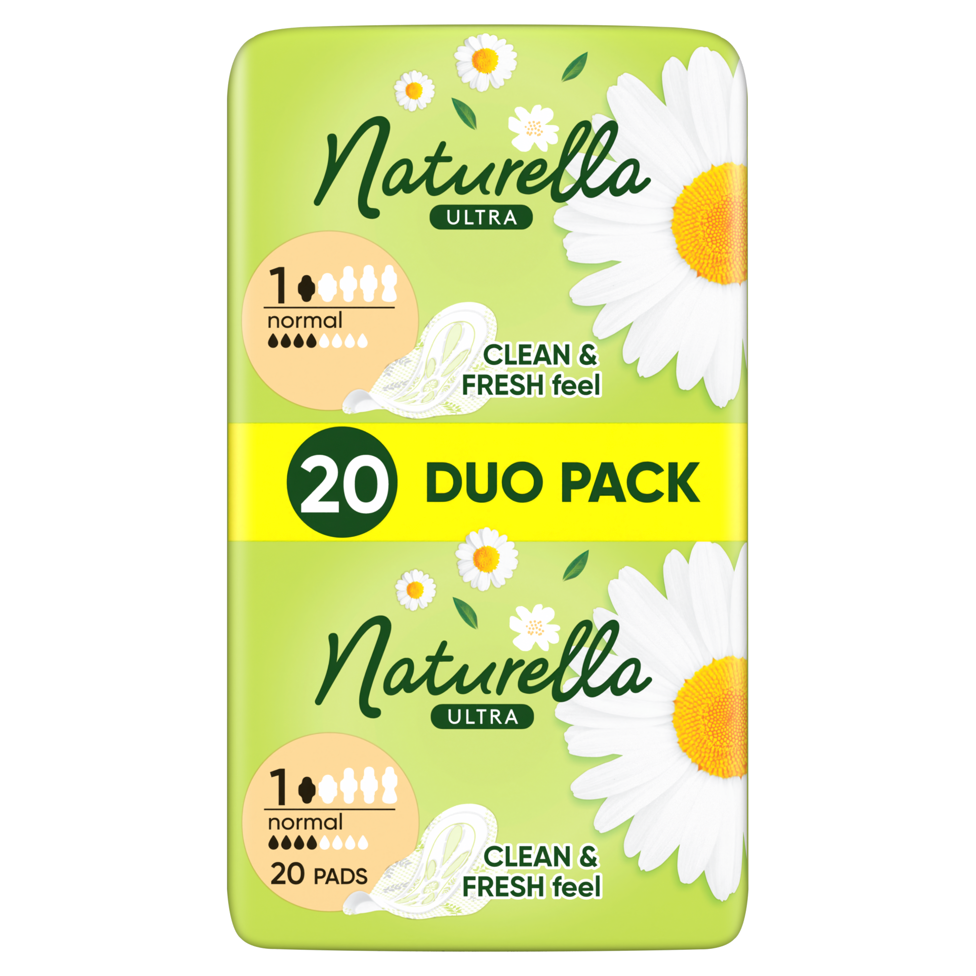 Naturella Ultra Normal Podpaski ze skrzydełkami, 20 sztuk zdjęcie
