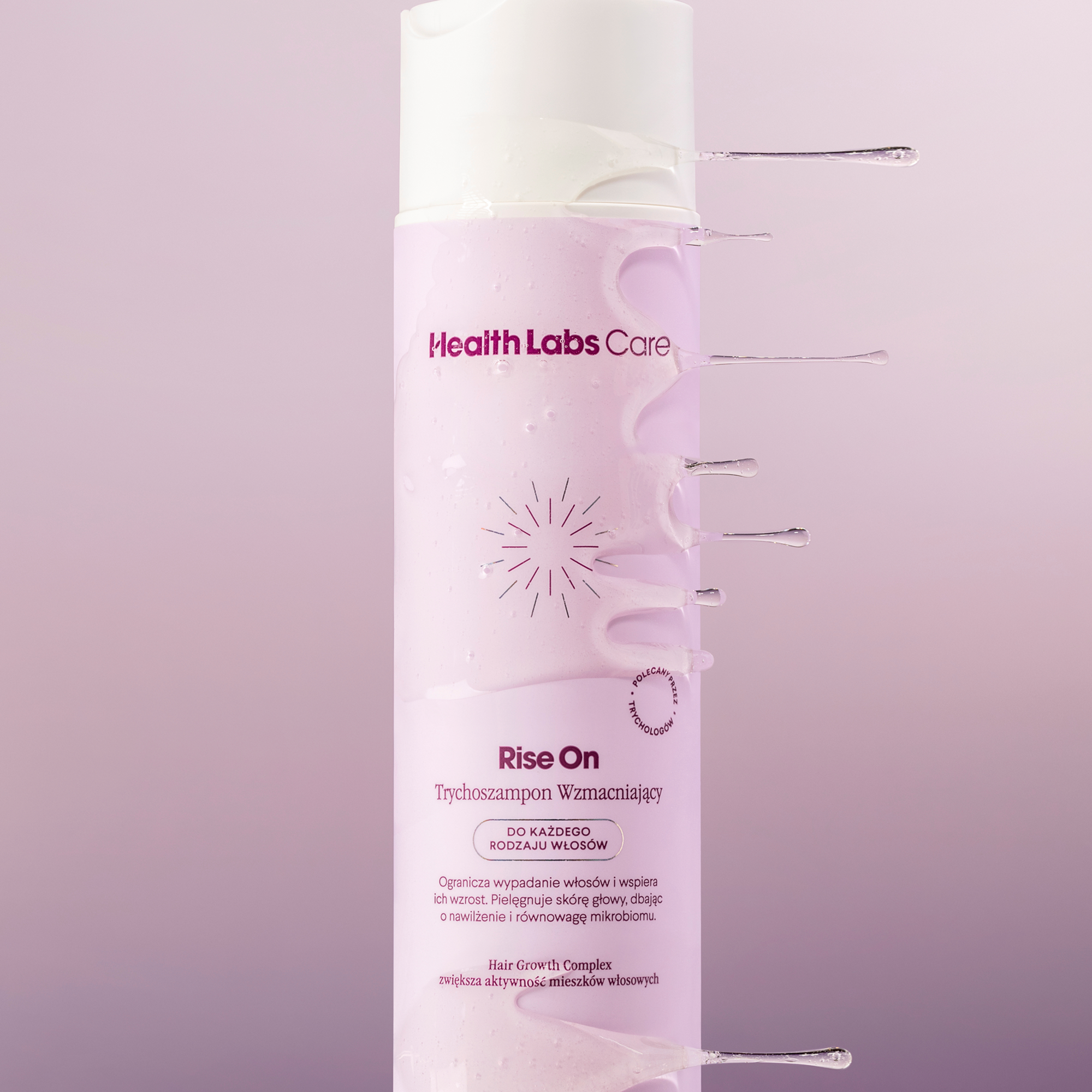 Health Labs Care, Rise On, Trychoszampon wzmacniający do skóry głowy, 250 ml