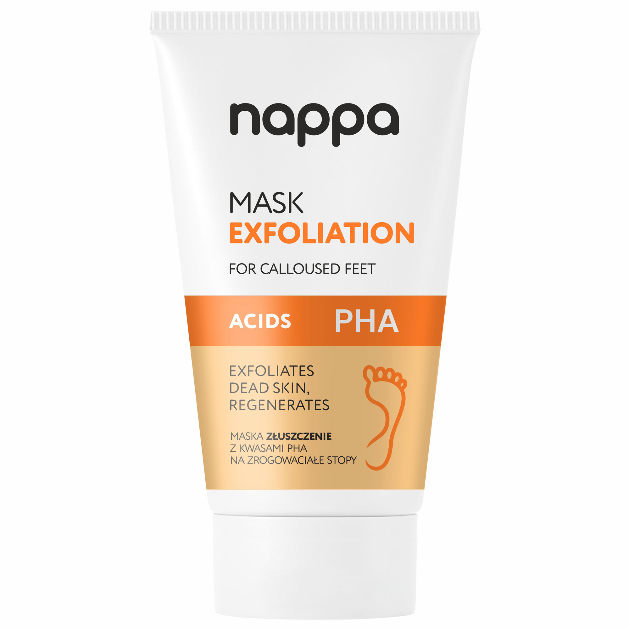 Silcare Nappa Foot Mask PHA Acids Exfoliation for calloused feet, krem-maska, 150 ml zdjęcie