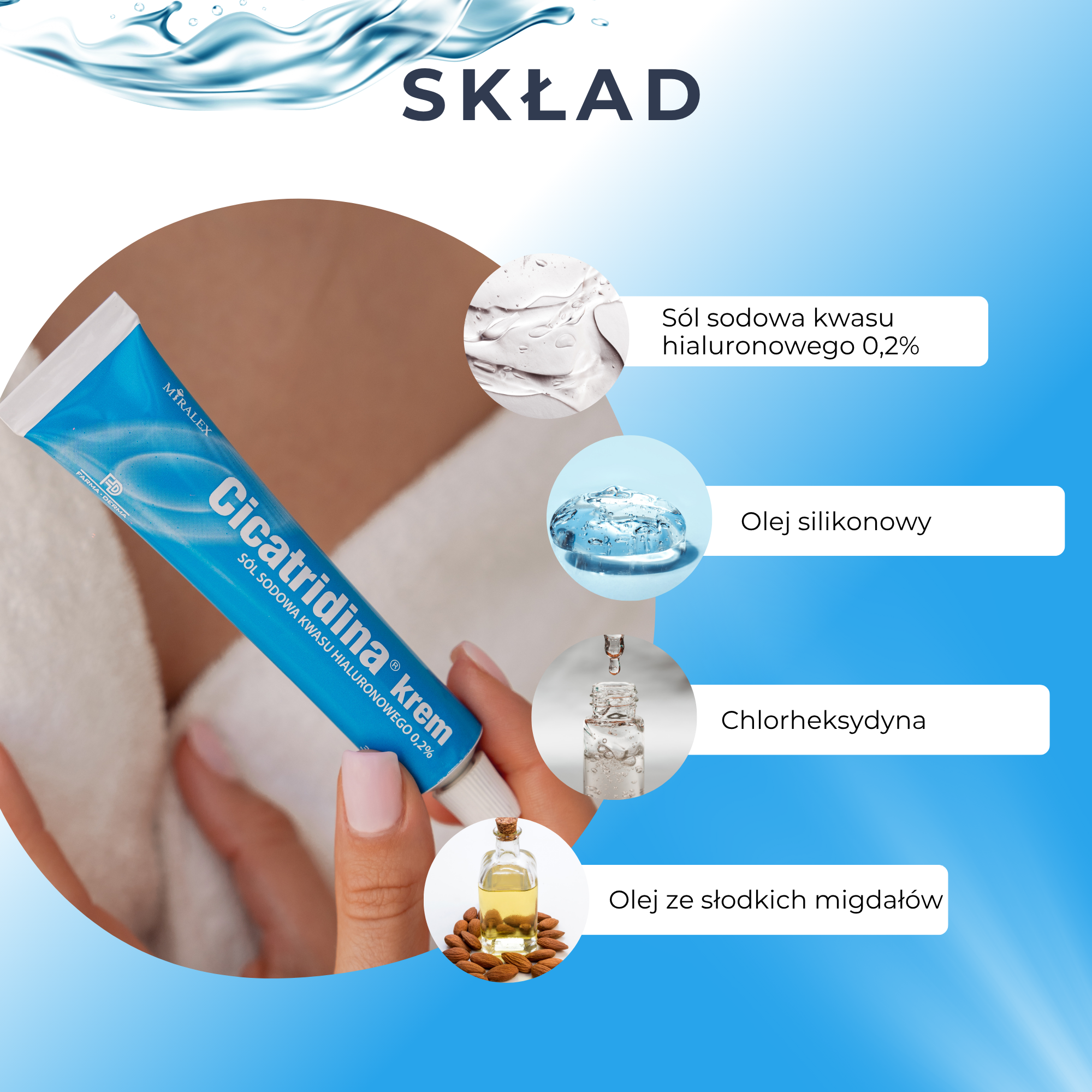 Cicatridina, krem na rany, 30 g