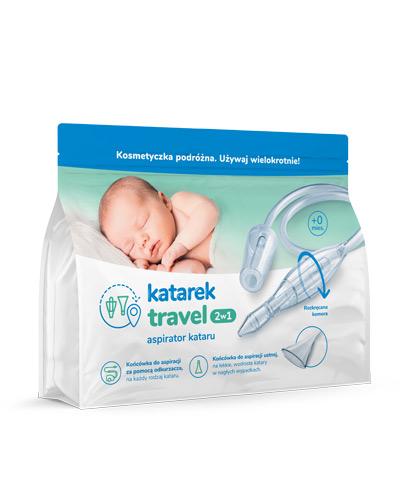 Katarek travel 2w1, aspirator do nosa, 1 sztuka zdjęcie