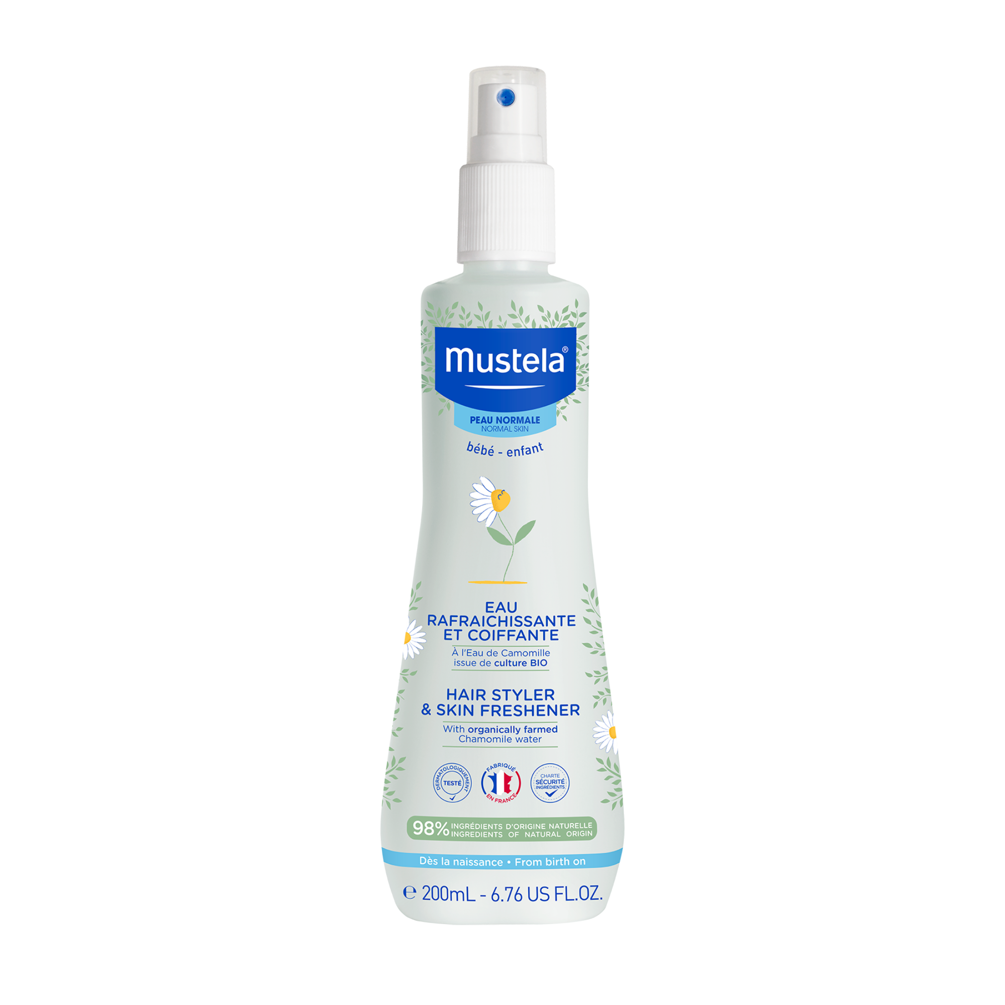 Mustela odświeżający spray ułatwiający rozczesywanie włosów 200 ml zdjęcie