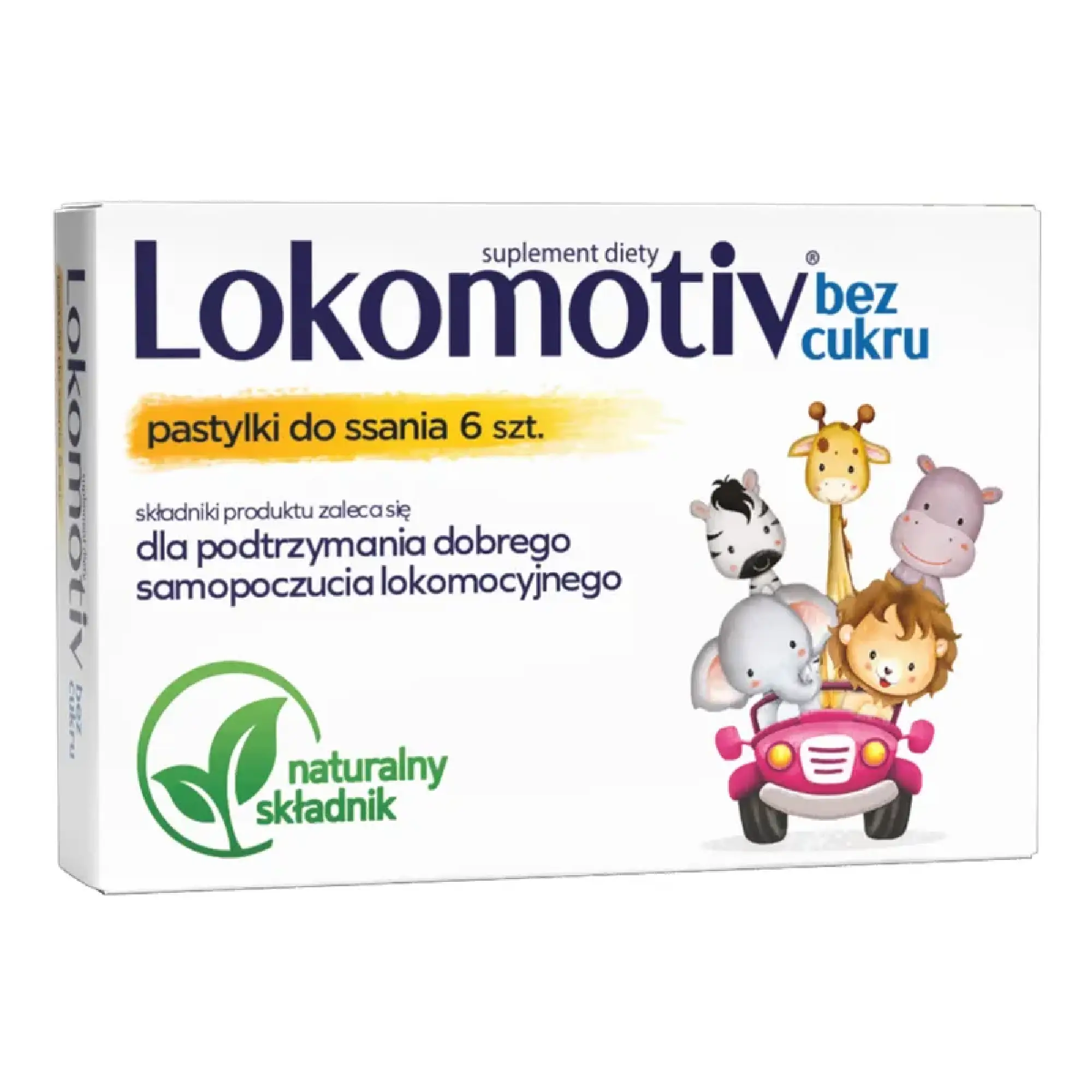 Lokomotiv bez cukru, 6 pastylek do ssania