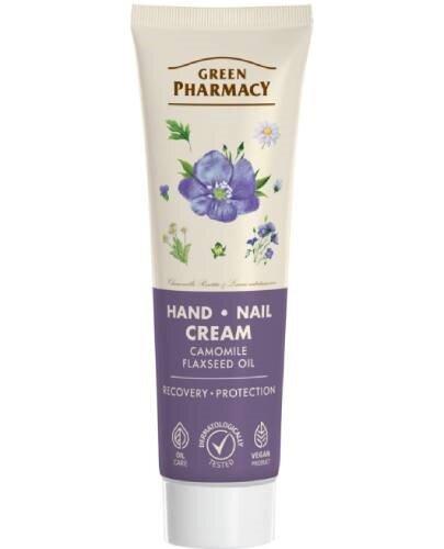 Green Pharmacy Krem do rąk i paznokci rumianek i olej lniany 100 ml zdjęcie