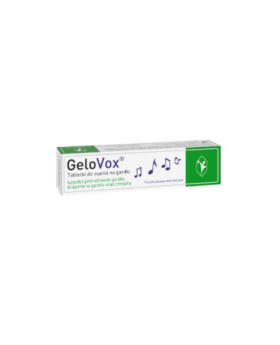 GeloVox porzeczka-mentol, 10 tabletek do ssania zdjęcie