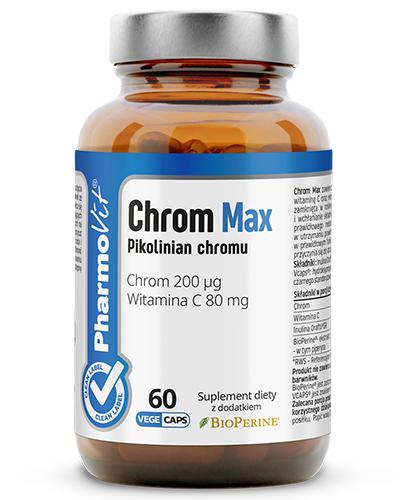 PharmoVit Chrom Max Pikolinian chromu - 60 kaps. - cena, opinie, skład zdjęcie