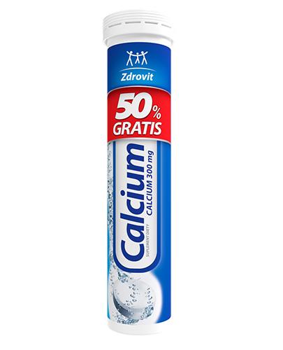 Zdrovit Calcium Tabletki musujące o smaku cytrynowym - 20 tabl. mus. - cena, opinie, właściwości zdjęcie