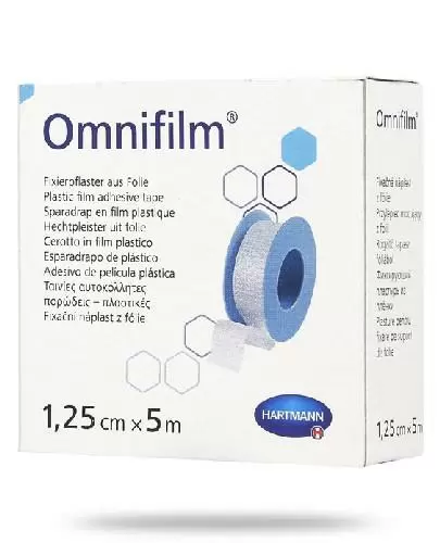 Hartmann Omnifilm przylepiec mocujący z folii 1,25cm x 5m 1 sztuka zdjęcie
