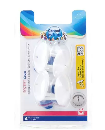 Canpol Babies zabezpieczenia gniazdek (dłuższe bolce) 4 sztuki [13/113] zdjęcie