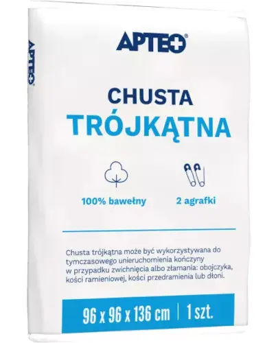 Apteo chusta trójkątna 1 sztuka zdjęcie