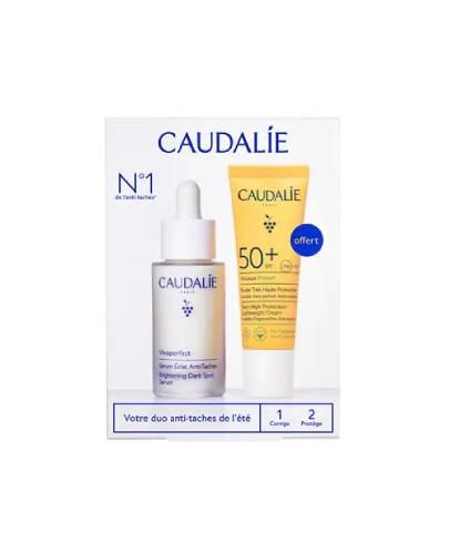Caudalie Vinoperfect Serum przeciw przebarwieniom, 30 ml + Vinosun Protect Krem SPF 50+, 20 ml [ZESTAW] zdjęcie