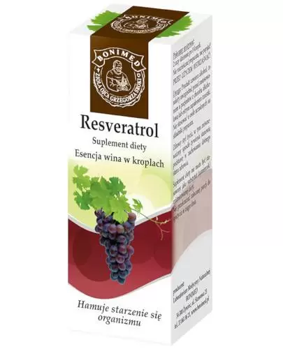 Resveratrol esencja wina w kroplach 20 ml zdjęcie