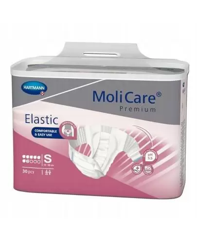 Hartmann MoliCare Premium Elastic pieluchomajtki 7 kropli rozmiar S 30 sztuk zdjęcie