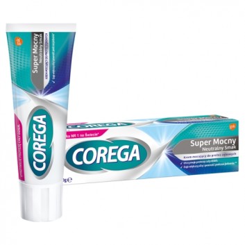 Corega Super Mocny Neutralny Smak, krem mocujący do protez zębowych, 40 g