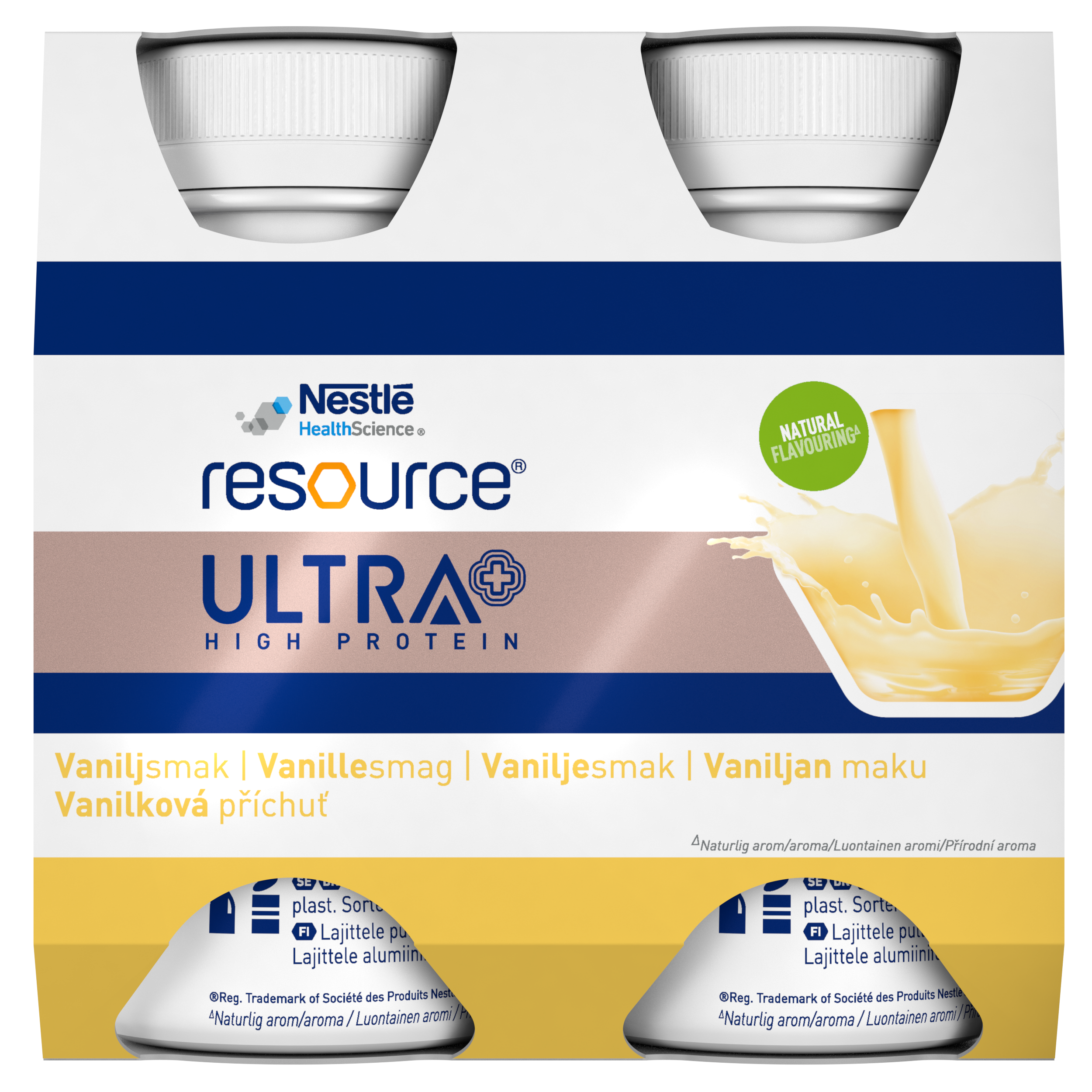 Nestle Resource Ultra + Wanilia, 4 x 125 ml