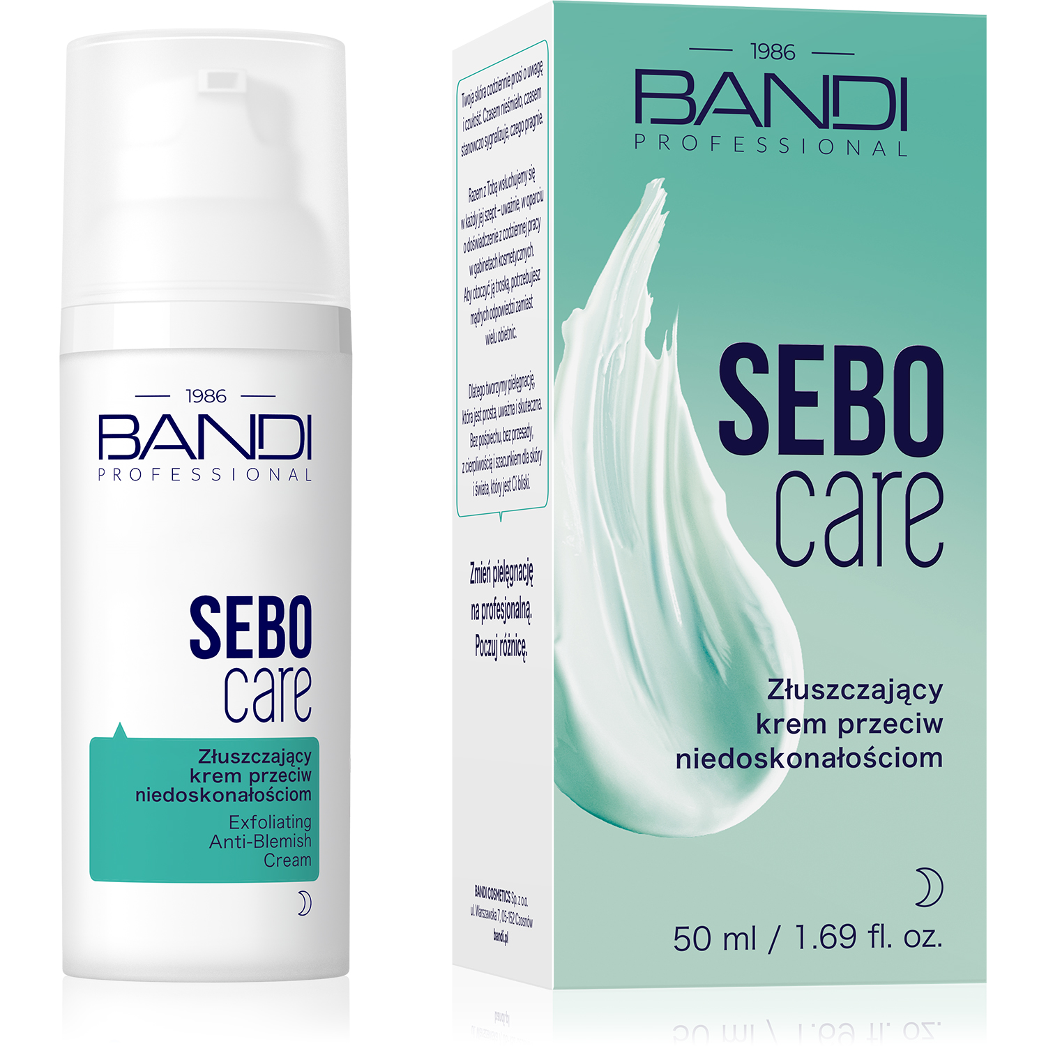 Bandi Sebo Care Złuszczający krem przeciw niedoskonałościom, 50 ml zdjęcie