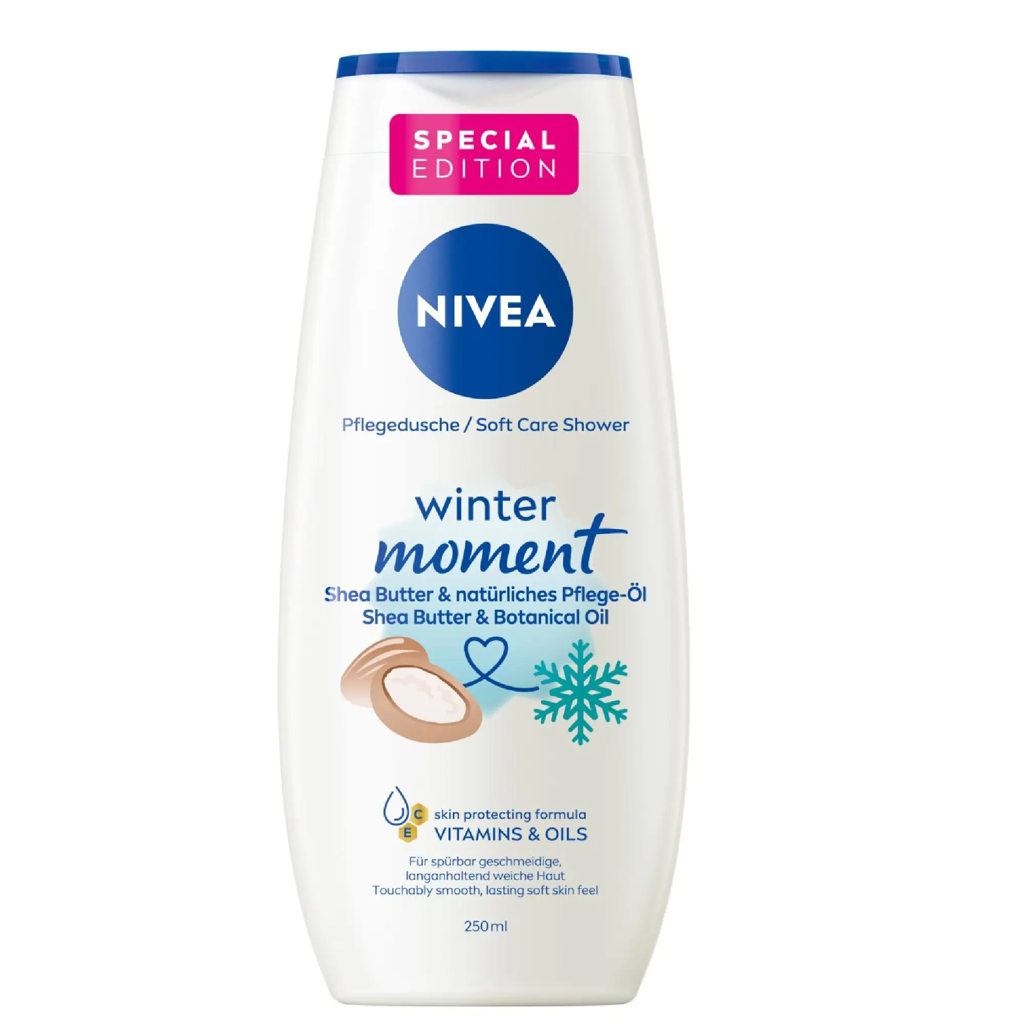 Nivea, żel pod prysznic Winter Moment Shea Butter, 250 ml zdjęcie