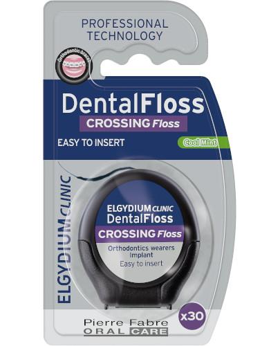 Elgydium Clinic DentalFloss Crossing Floss Nić dentystyczna 1 sztuka zdjęcie