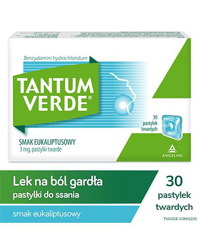Tantum Verde 3 mg Smak Eukaliptusowy 30 sztuk zdjęcie