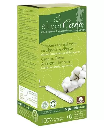 Masmi Silver Care tampony z aplikatorem super 14 sztuk zdjęcie