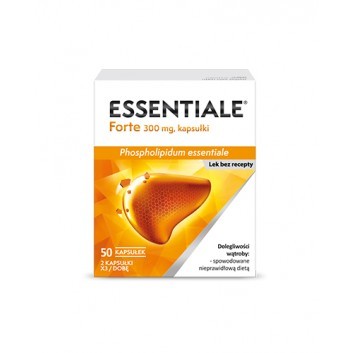 Essentiale Forte Na wątrobę 300 mg 50 kapsułek