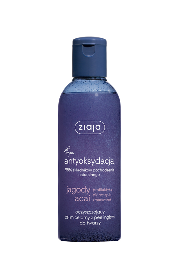 Ziaja Antyoksydacja oczyszczający żel micelarny z peelingiem do twarzy 200 ml zdjęcie