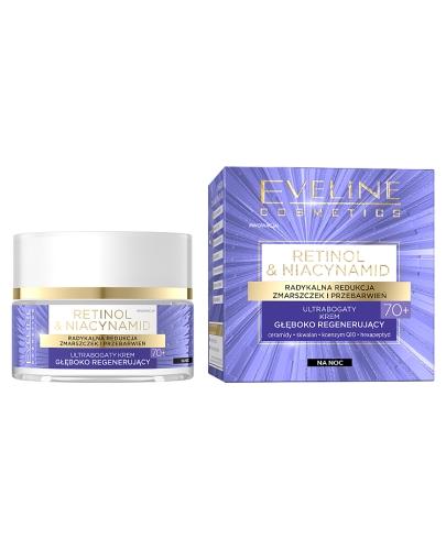 Eveline Retinol Niacynamid Ultrabogaty Krem głęboko regenerujący na noc 70+, 50 ml zdjęcie