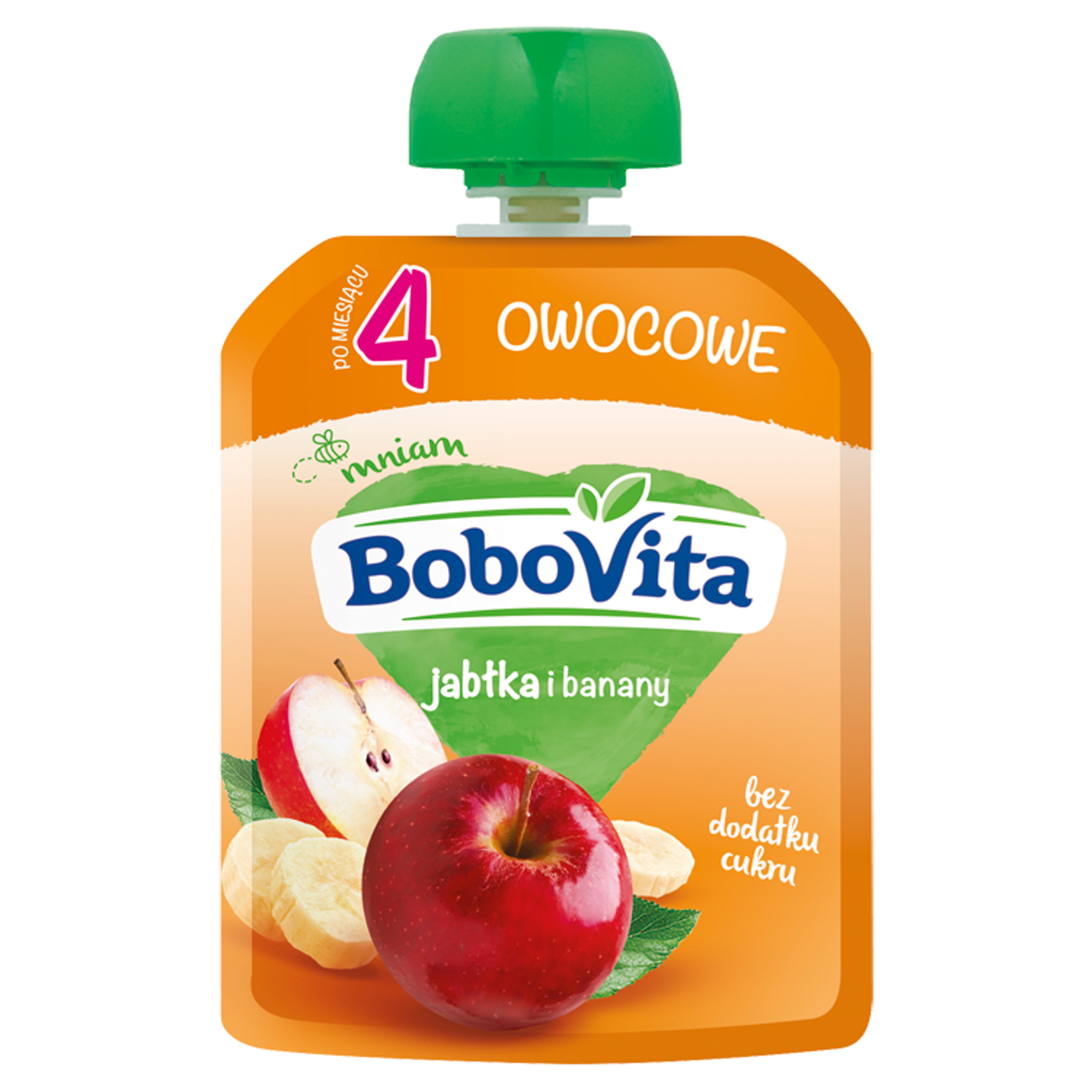 BOBOVITA MUS Jabłka i banany po 4 m-cu - 80 g zdjęcie